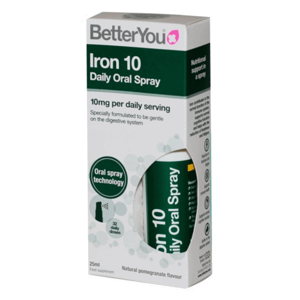 BETTERYOU ŽELJEZO 10MG ORALNI SPREJ