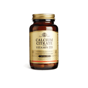SOLGAR CALCIUM CITRATE + VITAMIN D3 TBL A60