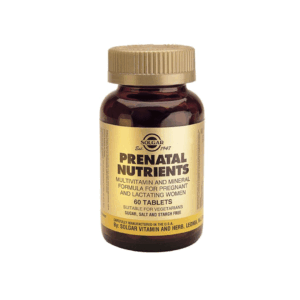 SOLGAR PRENATAL NUTRIENTS TBL