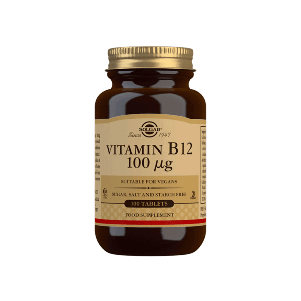 SOLGAR VITAMIN B12 100MCG TBL A100