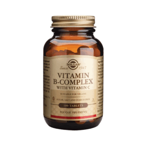 SOLGAR VITAMIN B-COMPLEX + VITAMIN C TBL A100