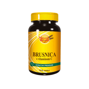 NATURAL WEALTH BRUSNICA CAPS S VITAMINOM C A100