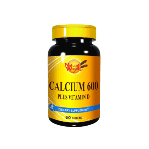 NATURAL WEALTH KALCIJ 600 + D VITAMIN TBL A60