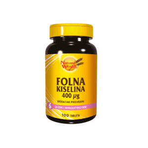 NATURAL WEALTH FOLNA KISELINA 400MCG TBL A100