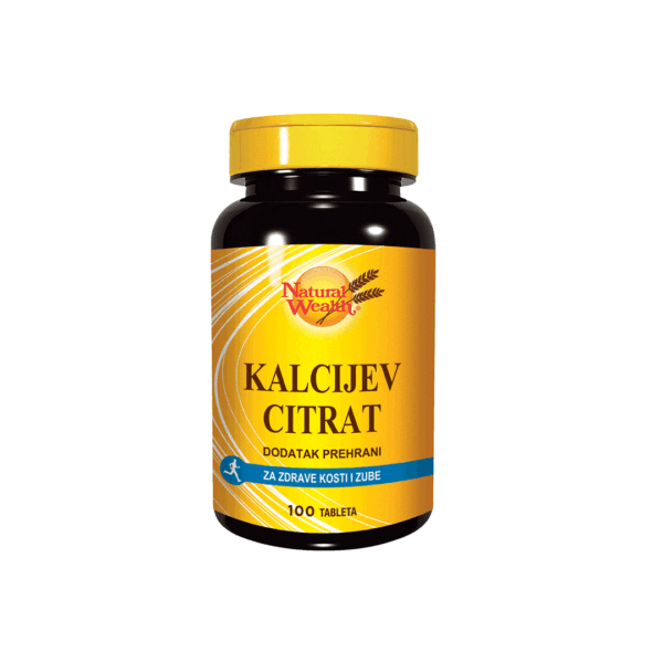 NATURAL WEALTH KALCIJ CITRAT TBL A100