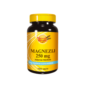 NATURAL WEALTH MAGNEZIJ TBL 250MG A100