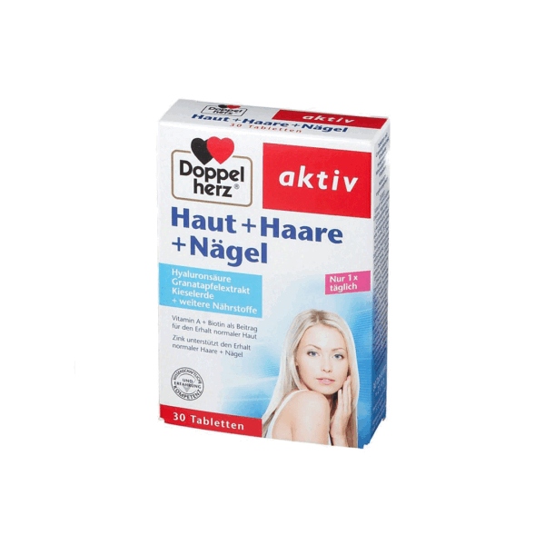 DOPPEL HERZ AKTIV HAIR + SKIN + NAILS TBL A30