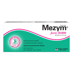 MEZYM 10000 ŽELUČANOOTPORNE TBL 20X125MG
