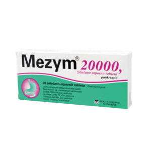 MEZYM 20000 ŽELUČANOOTPORNE TBL 20X266,67MG