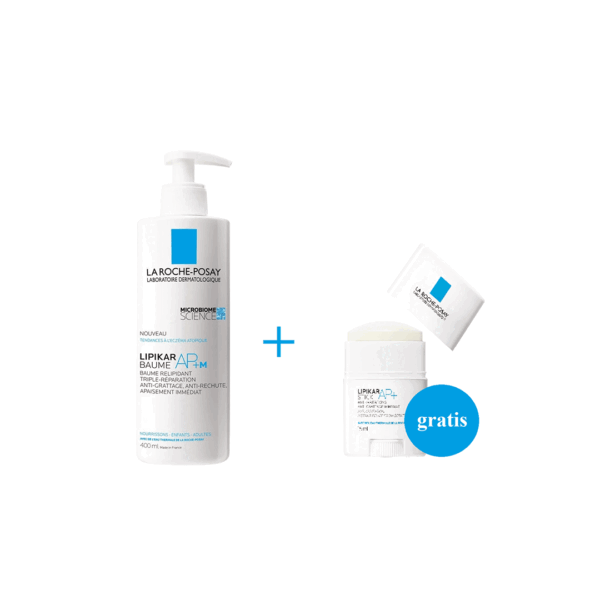 LA ROCHE-POSAY LIPIKAR AP+M 400ML + STICK 15ML GRATIS