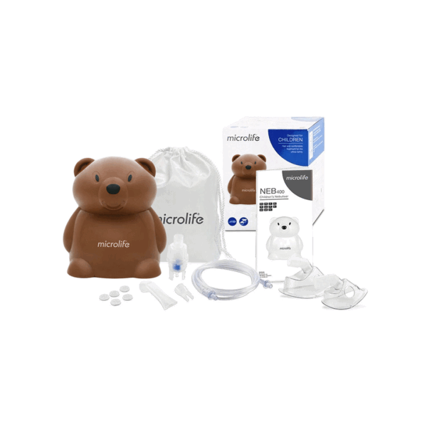MICROLIFE INHALATOR NEB 400 MEDVJEDIĆ BIJELI-SMEĐI