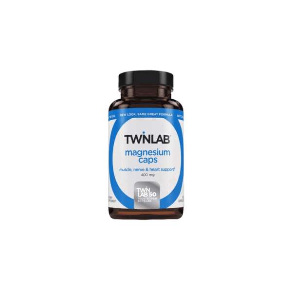 TWINLAB MAGNESIUM CAPS 400MG A100