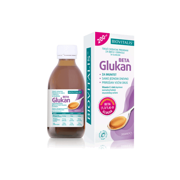 BIOVITALIS BETAGLUKAN SIRUP 200ML