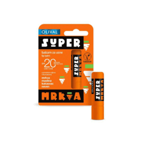 OLIVAL SUPER MRKVA BALZAM ZA USNE SPF20 4.5G
