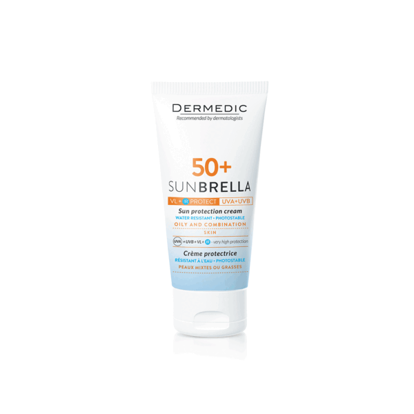 DERMEDIC SUNBRELLA KREMA ZA MASNU I MJEŠOVITU KOŽU SPF50+ 50ML