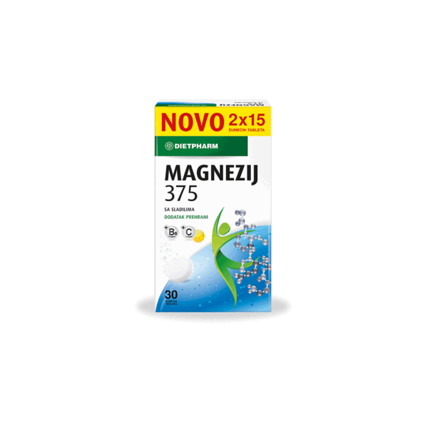 DIETPHARM MAGNEZIJ 375 ŠUMEĆE TBL A30