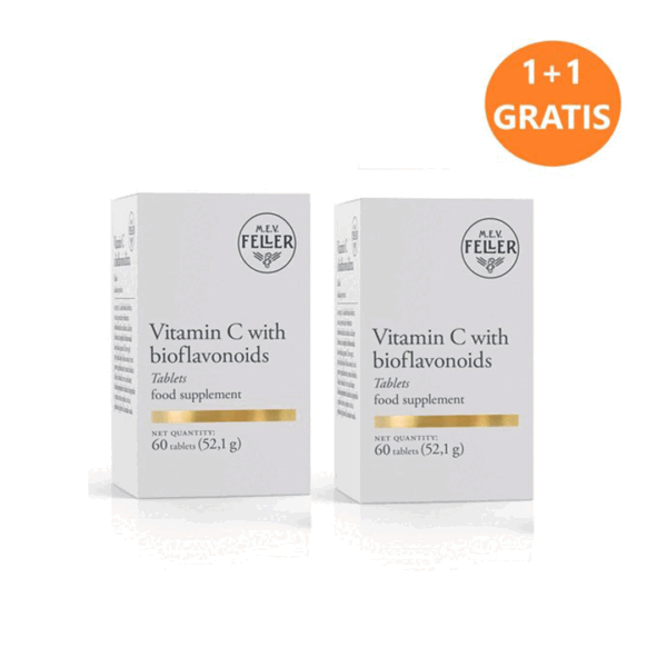 FELLER VITAMIN C S BIOFLAVONOIDIMA A60 1+1 GRATIS