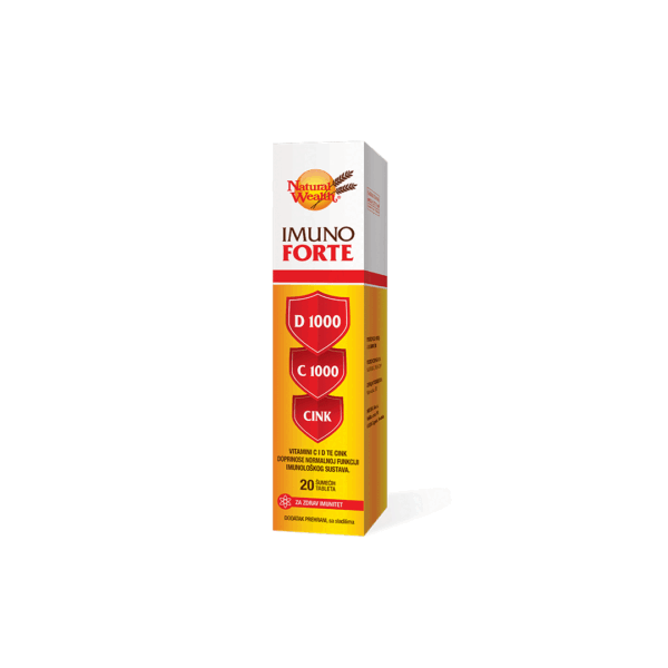 NATURAL WEALTH IMUNO FORTE D + C + ZN ŠUMEĆE TBL A20