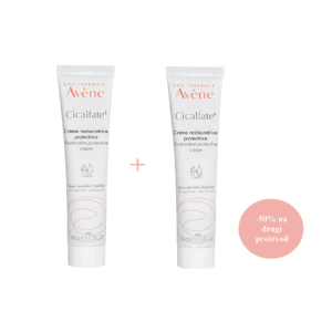 AVENE CICALFATE+ KREMA 2X40ML (-50% NA DRUGI)