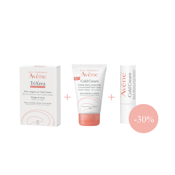 AVENE TRIO COLD (SINDET, BALZAM ZA USNE, KREMA ZA RUKE) -30%