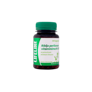 LIFELINE RIBLJE PERLE S VITAMINOM A I D CAPS A30