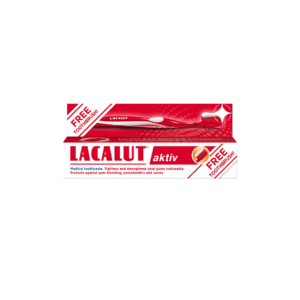 LACALUT AKTIV PASTA 75ML + ČETKICA GRATIS