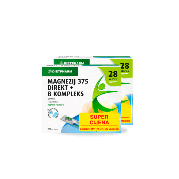 DIETPHARM MAGNEZIJ 375 + B KOMPLEKS DIREKT PROMO PACK