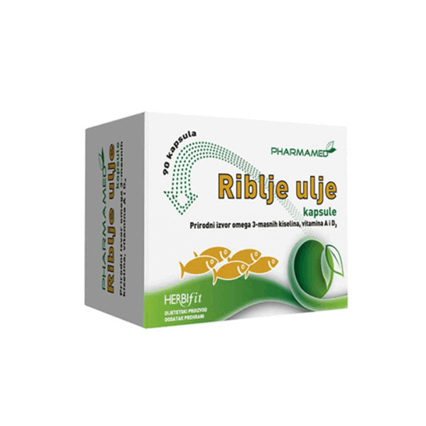 PHARMAMED RIBLJE ULJE CAPS A90