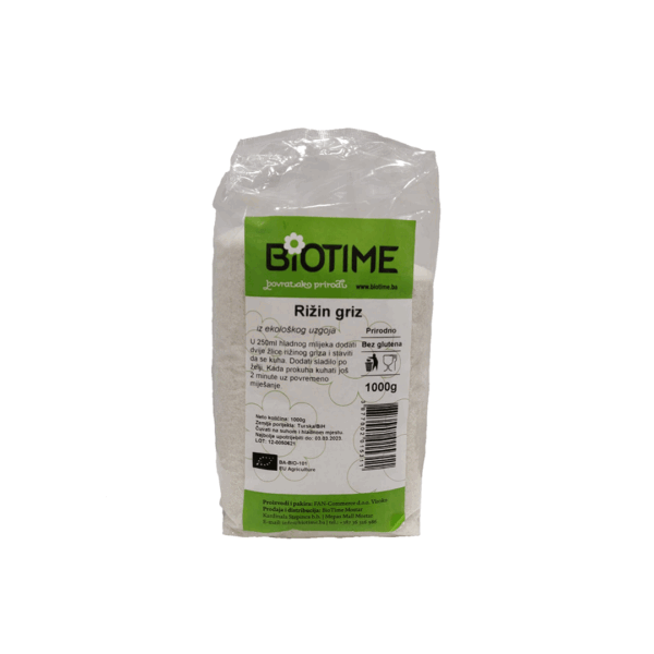 BIOTIME RIŽIN GRIZ 1000G