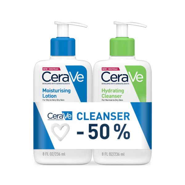 CERAVE MOISTLOSION + HYDRATING CLEANSER