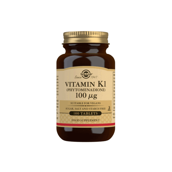 SOLGAR VITAMIN K1 100 MCG TBL A100