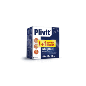 PLIVIT MAGNEZIJ DUO POWER +B6 +B9 +B12 DIREKT 1+1 GRATIS