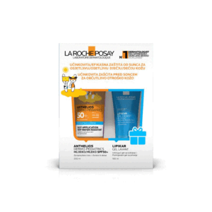 LA ROCHE-POSAY PAKET ANTHELIOS DERMO PEDIATRICS ECO TUBE LOSION+LIPIKAR GEL 100 ML