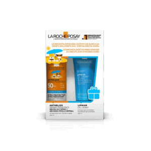 LA ROCHE-POSAY ANTHELIOS DERMO- PEDIATRICS  PAKET NEVIDLJIVI SPREJ SPF50+ 200ML +LIPIKAR GEL LAVANT 100ML