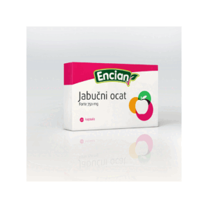 ENCIAN JABUČNI OCAT FORTE 750MG CAPS A40