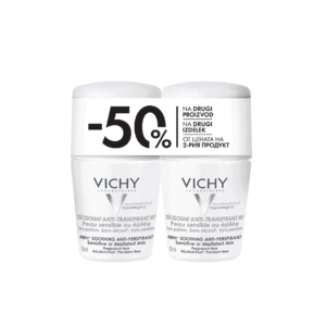 VICHY DEODORANT SENSITIVE ROLL-ON DUOPACK 2X50ML