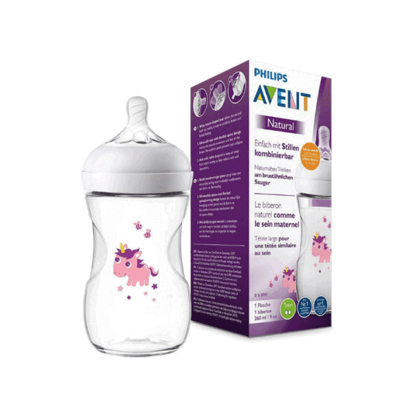AVENT NATURAL BOČICA 260ML JEDNOROG