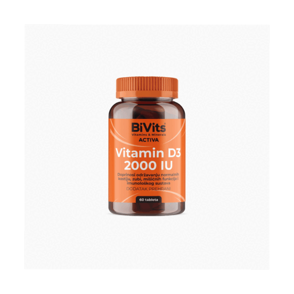 BIVITIS ACTIVA VITAMIN D3 2000IU A60