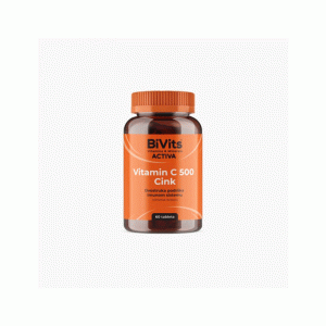 BIVITS VITAMIN C 500 + CINK TBL A60
