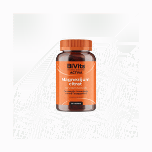 BIVITS MAGNEZIJ CITRAT SA VITAMINOM B6 A60