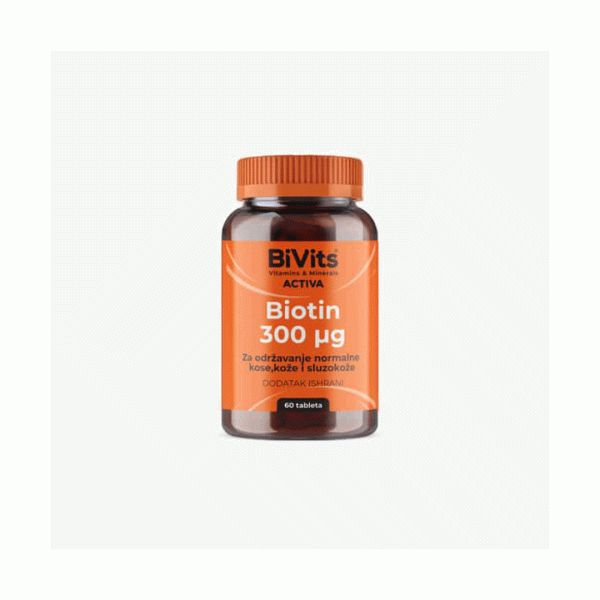 BIVITS BIOTIN TBL 60X300MCG