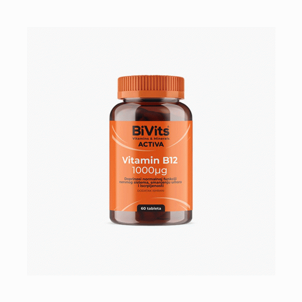 BIVITS VITAMIN B12 TBL 60X1000MCG