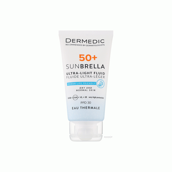 DERMEDIC SUNBRELLA ULTRA LAGANI SPF 50+ ZA SUHU KOŽU 40ML